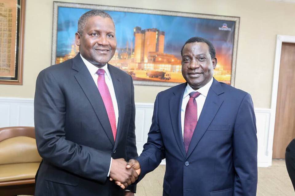 Lalong leads delegation to Dangote group of companies, vows to resuscitate moribund industries