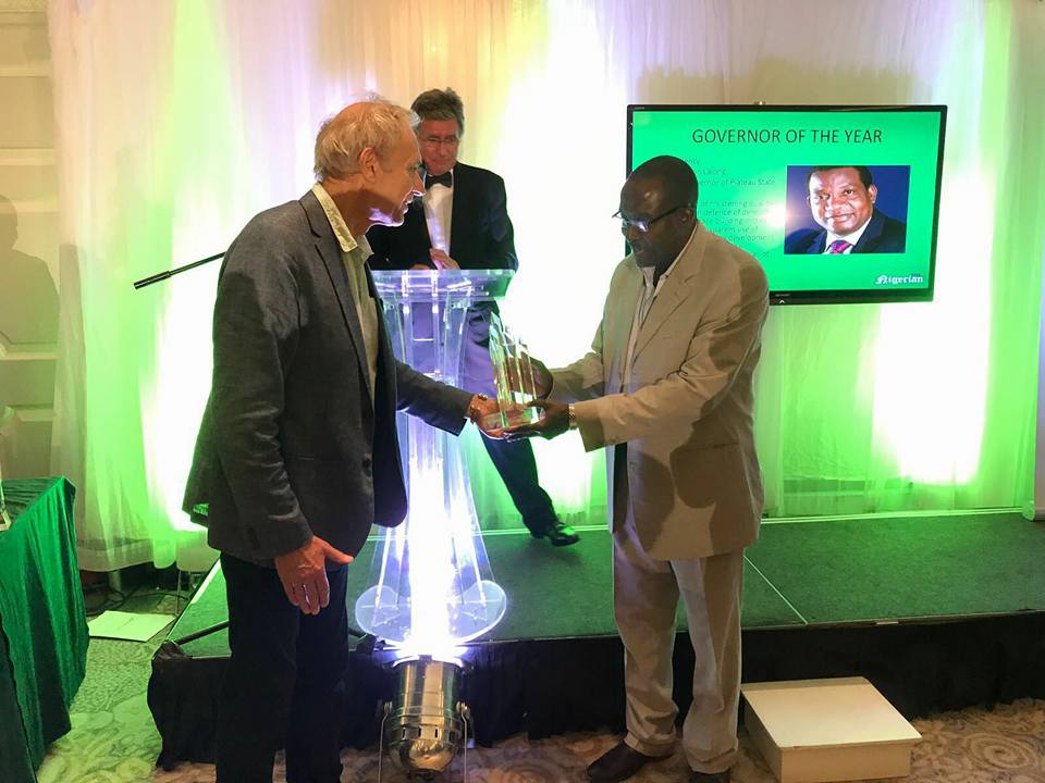 Lalong wins Governor of the year award in London