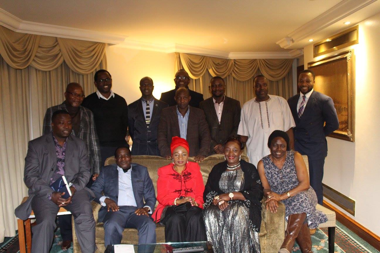 Gov Lalong meets with the Plateau State Assoc UK EXCO