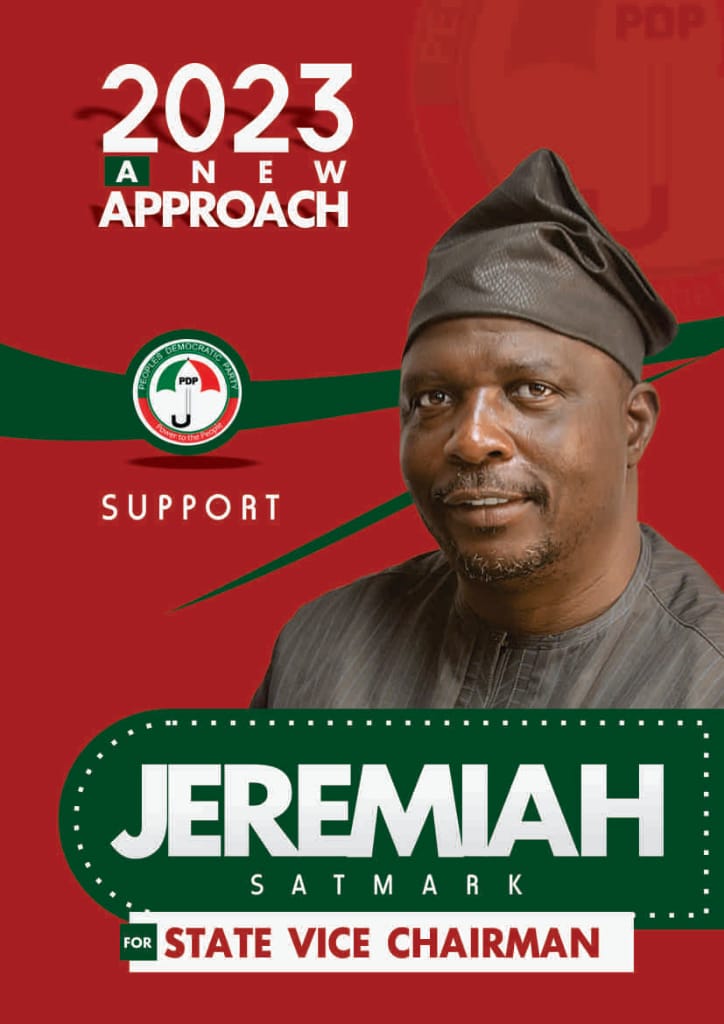 Hon. Jeremiah Satmark Says He is Optimistic of Emerging PDP Vice Chairman Plateau Central Zone