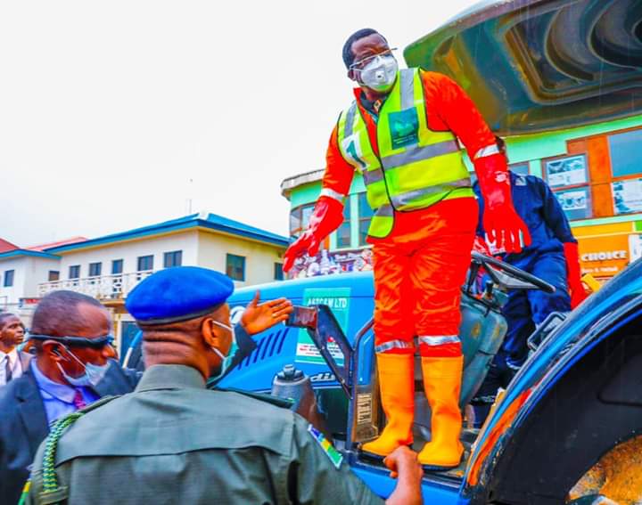 COVID-19 LOCKDOWN: Gov. Lalong Flags Off Fumigation Exercise Amidst High Compliance