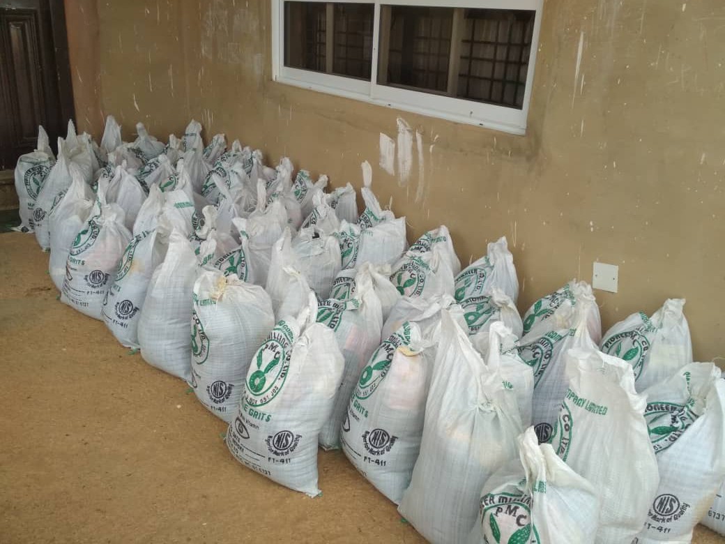 Jos Community COVID-19 Response Food Drive Donates Food Items at JUTH as Palliative