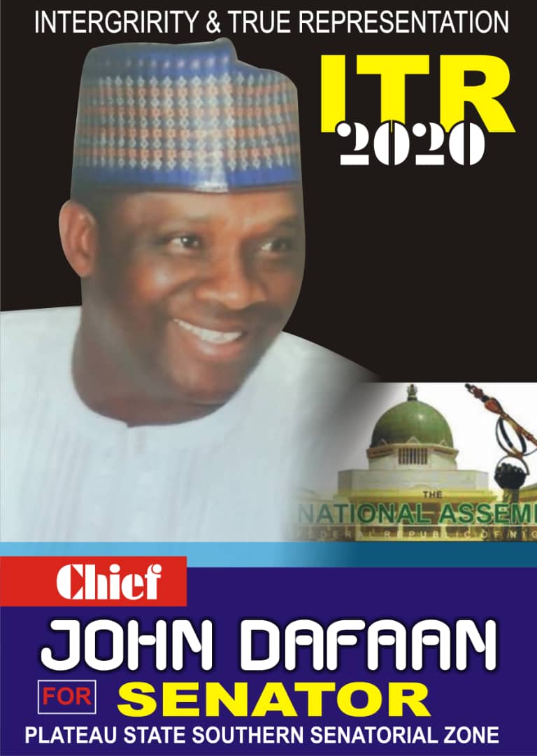 PLATEAU SOUTH APC SENATORIAL BYE ELECTION PRIMARIES 2020: HON. CHIEF JOHN DAFAAN REMAINS THE CANDIDATE TO BEAT