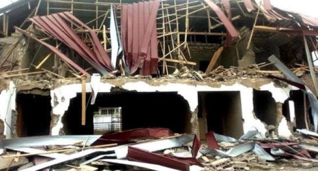 Ghanaian businessman     demolished Nigerian High commissioner house