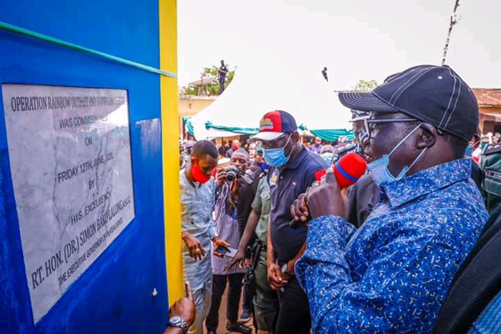 Gov. Lalong Commissions Operation Rainbow Security Outpost,  surveillance Center