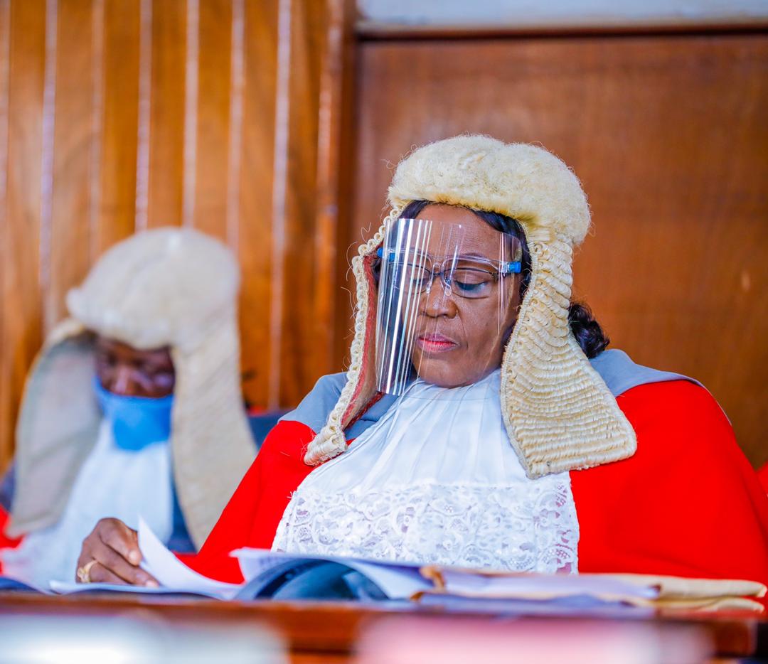 GONTORI CONGRATULATES JUSTICE KYENTU AS SHE BOWS OUT AS THE PRESIDENT PLATEAU STATE CUSTOMARY COURT OF APPEAL