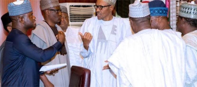 BREAKING: Buhari in crucial meeting with APC Governors over party crisis.