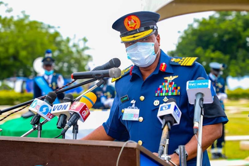 Nigerian Air Force HQ NAF LAYS BODY OF FIRST FEMALE COMBAT HELICOPTER PILOT, FLYING OFFICER TOLULOPE AROTILE, TO REST AT NATIONAL MILITARY CEMETERY ABUJA