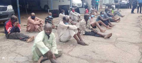 Police parade 217 kidnappers, bandits, recover N93m