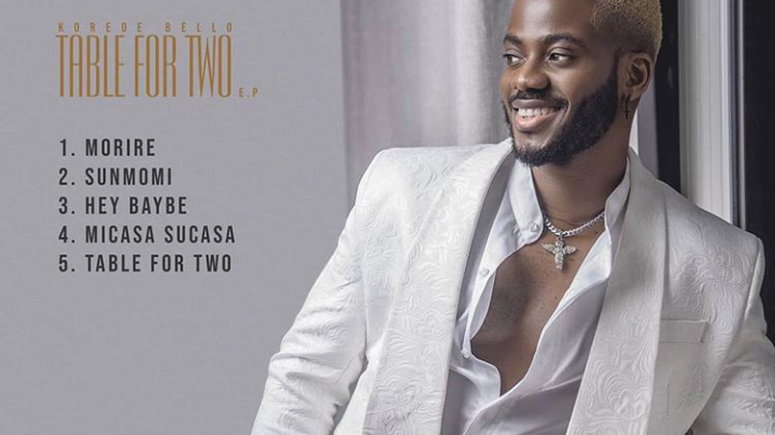 Korede Bello releases new EP, ‘Table For Two’