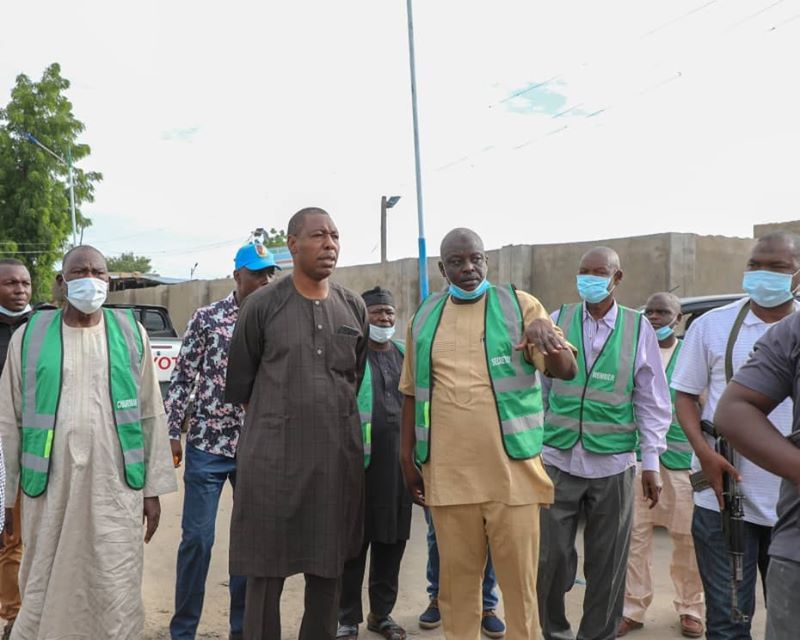 Flood: Zulum goes out 6am to assess affected communities in metropolis, Inspects two projects