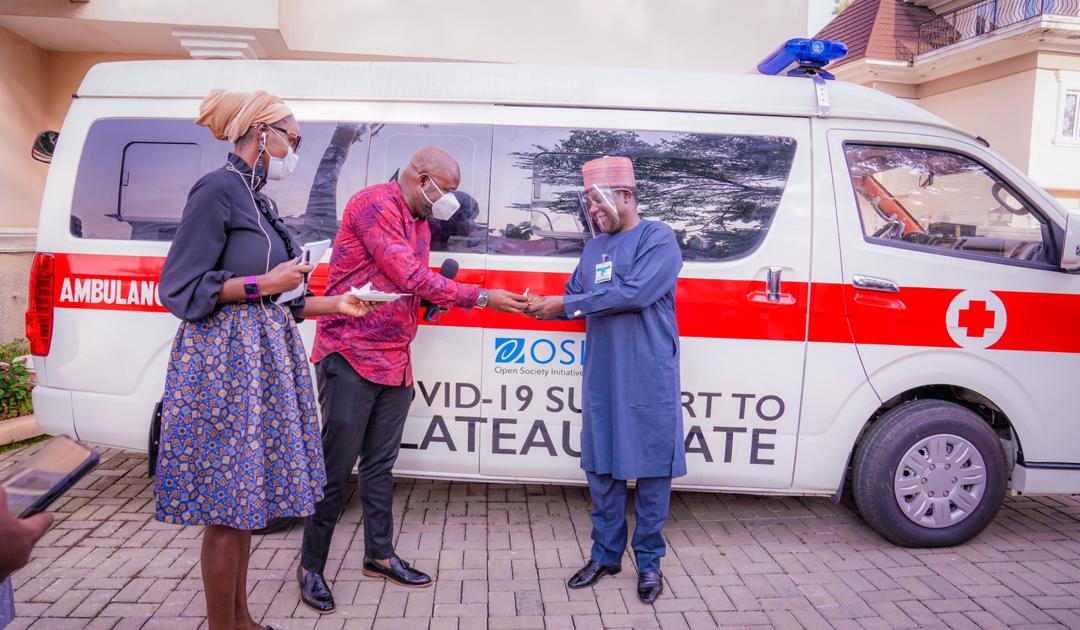 Plateau State Govt Receives Donation of Ambulance & Consumables from OSIWA