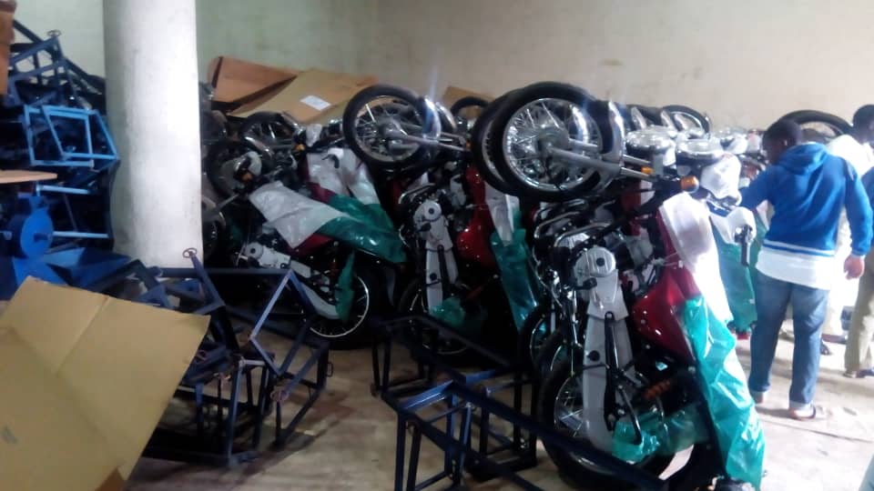 HON. KOMSOL SET TO DISTRIBUTE FREE MOTORCYCLES, GRINDING MACHINES AND OTHER VALUABLE ITEMS AS EMPOWERMENTS TO CONSTITUENTS.