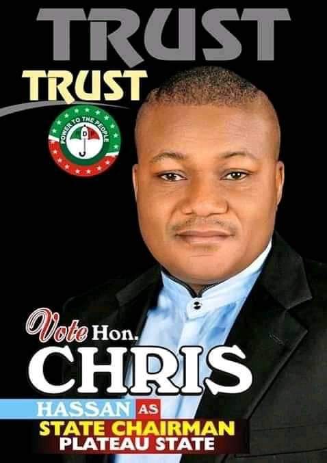 BREAKING–Hon. Chris Hassan emerges chairman PDP Plateau state amidst brewing political tension and crisis