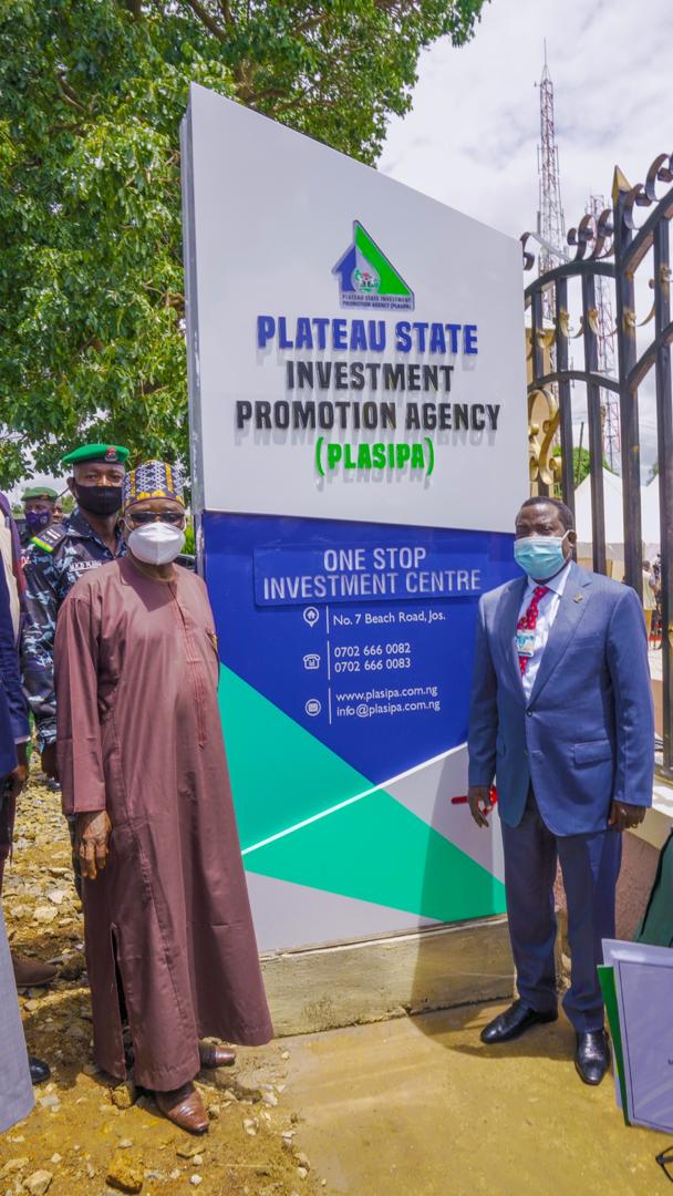 Gov. Lalong Opens Plateau State One Stop Investment Centre