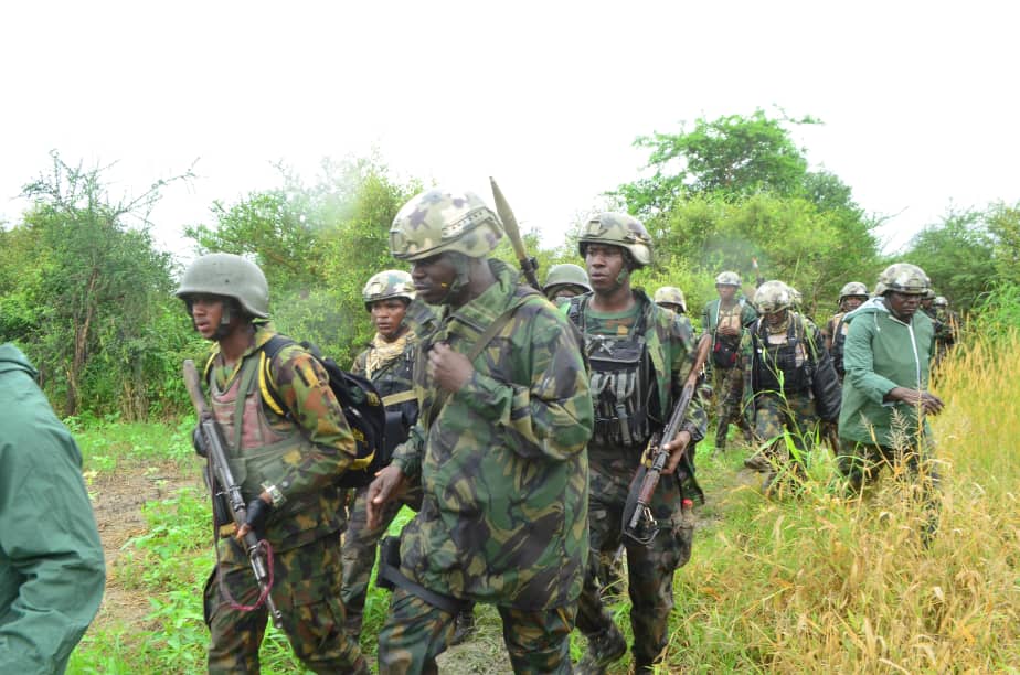 OPERATION LAFIYA DOLE: TROOPS NEUTRALISE BOKO HARAM/ISWAP ELEMENTS, RESCUE KIDNAPPED VICTIMS IN GWOZA LOCAL GOVERNMENT AREA OF BORNO STATE