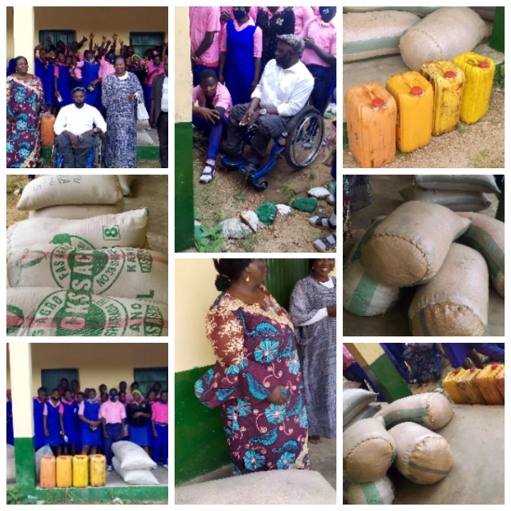 Beautiful Gate Jos & Partners Donate Food Items to School For the Deaf, Bassa