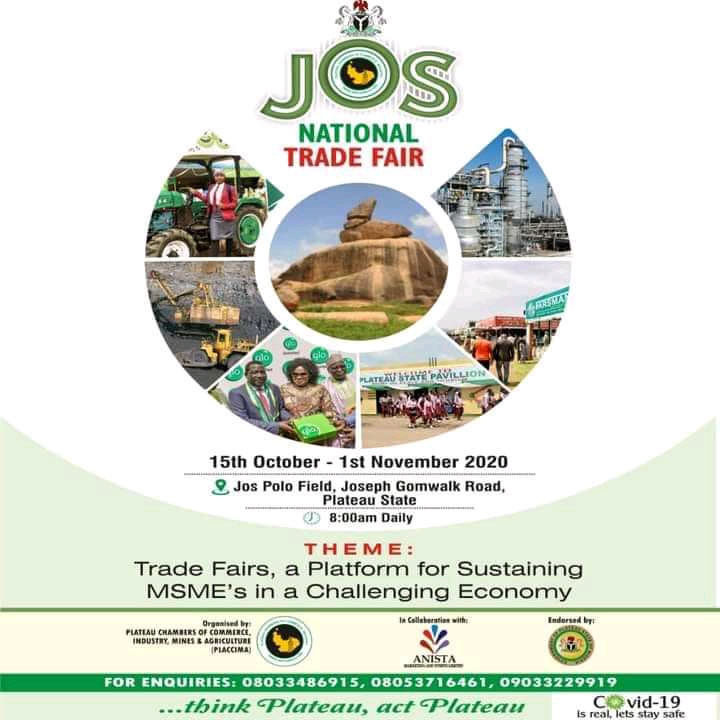 Jos Trade Fair 2020 Set to Kick Start from tomorrow