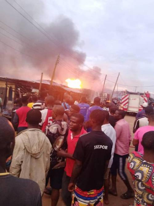 BREAKING: Another Fire Explosion Rocks Lagos