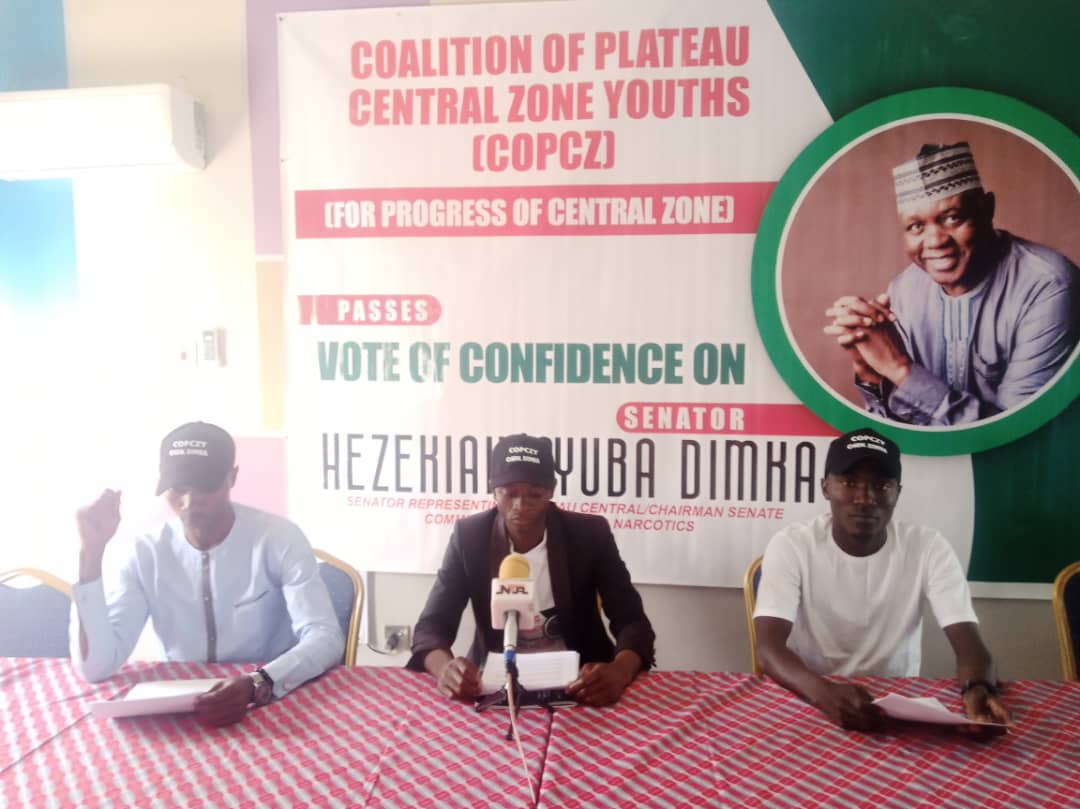 Plateau Central Youth Group Passes Vote of Confidence on Sen. Hezekiah Dimka