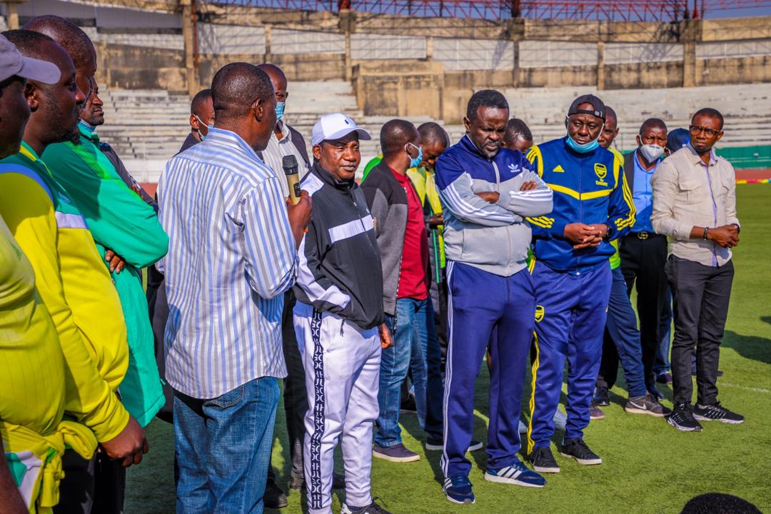 CAF Champion League: Gov. Lalong Optimistic of Plateau United Victory as He Visits Training Session