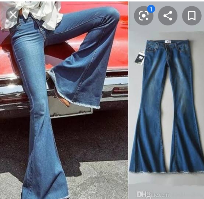 Palazzo Jean Trousers On The Top Trend Again.