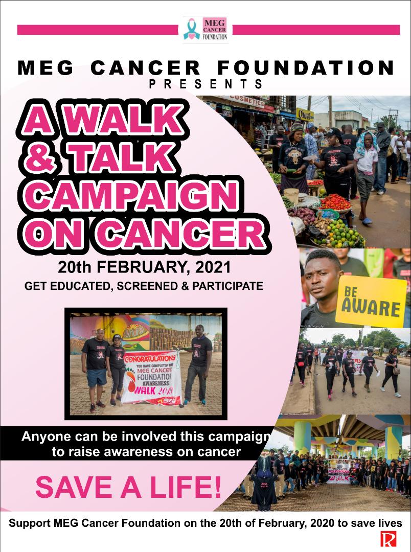 Meg Cancer Foundation embarks on cancer campaign to extend humanitarian assistance to Cancer patients in the 17 local government of Plateau state.