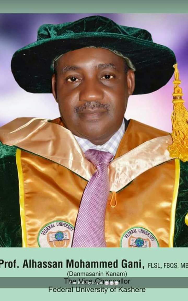 Rwang Patrick Pour Encomiums in Honor of Prof. Alhassan Moh’d Gani, 2nd Vice Chancellor Fed. University Kashere, Gombe State