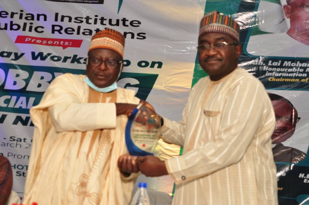 Gov. Lalong Bags Award of Peace and Infrastructural Development from NIPR