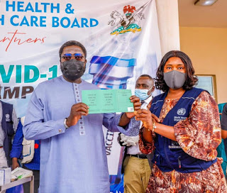 Rep. Yusuf Gagdi Urge Citizens to Ignore Purveyors of COVID-19 Conspiracy Theories as he Takes Vaccine