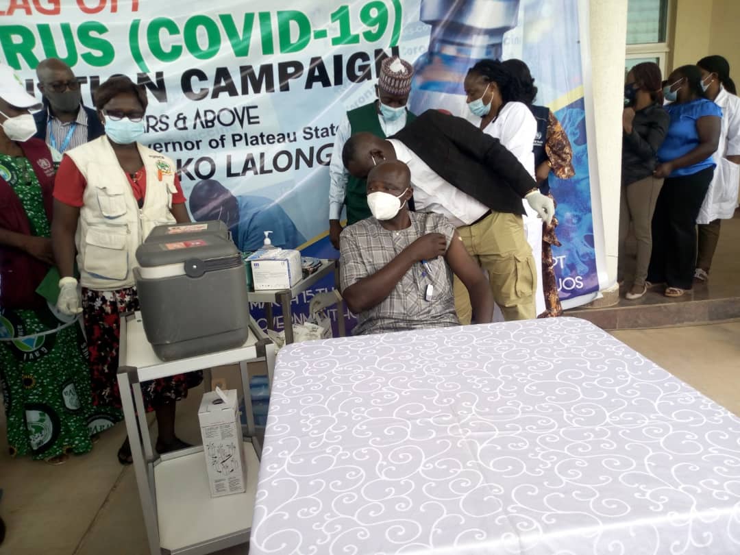 Hon. Nanbol Listick Takes COVID-19 Vaccine, Offers to Sensitize Citizens on the Need to Take Vaccine