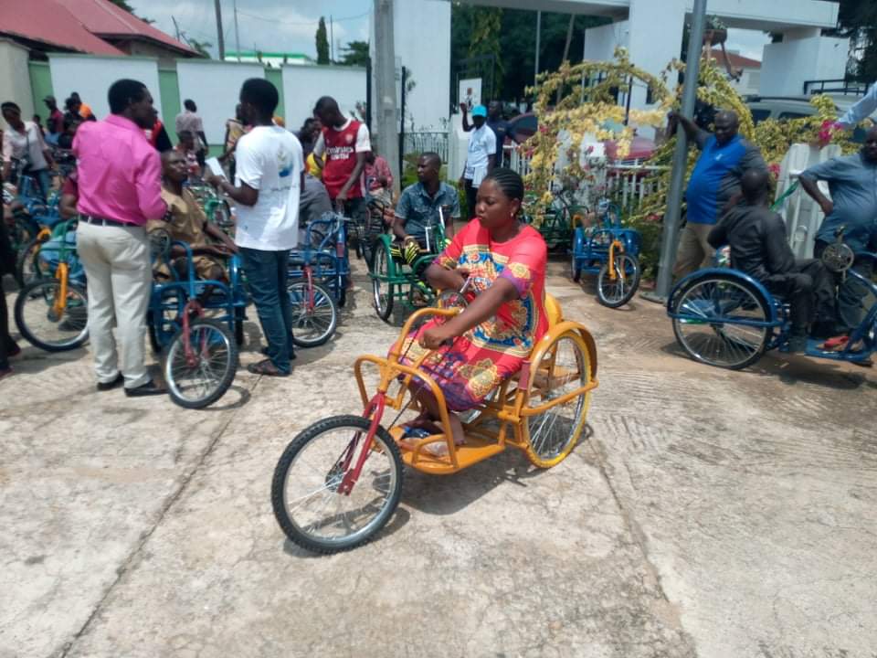 Beautiful Gate Centre Donate Wheelchairs to People Living With Disability in Benue State
