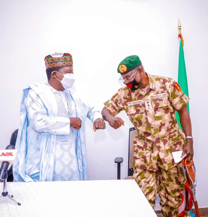 Chief of Army Staff in Plateau State, Visits Gov. Lalong