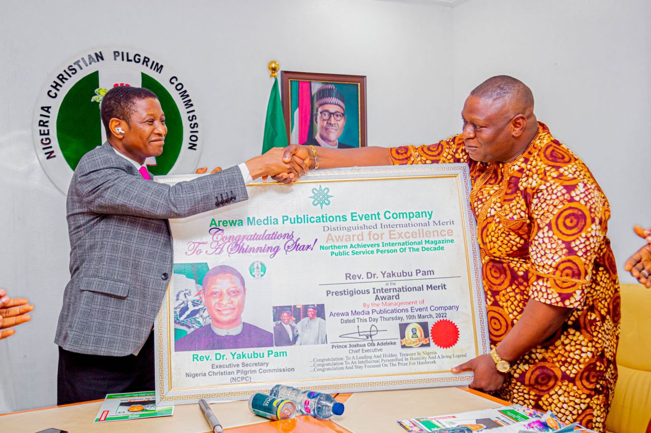 NCPC Boss, Rev. Yakubu Pam Receives Award of Public Service Person of the Decade