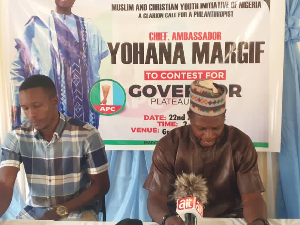 2023: Plateau Christian and Muslim Youths Group endorsed Ambassador Margif for Governor