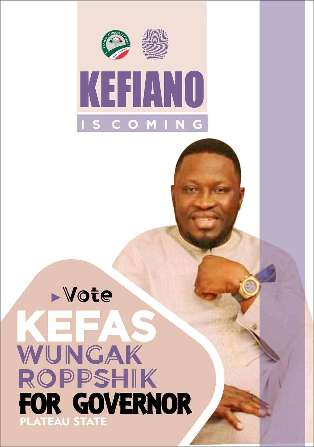 Politics 2023: Kefas Ropshik ‘Kefiano’ Says a Sound Economy Possible in Plateau State
