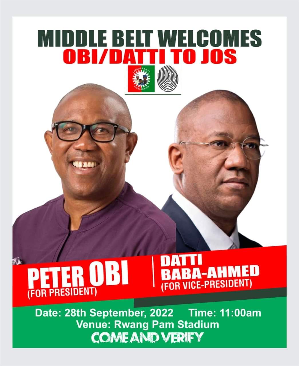 Middle Belt Forum Set to Host Peter Obi and Datti-Baba In Plateau State