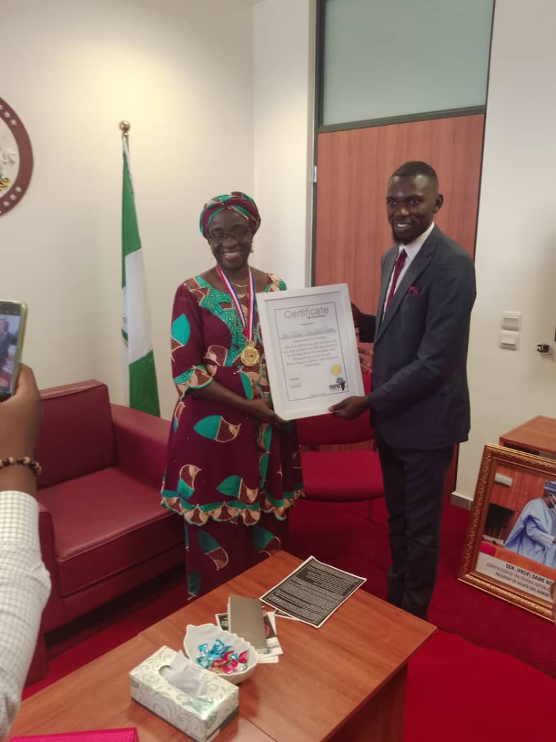 Plateau first female Senator Daduut Bags Pan African Woman of Courage 2022 award