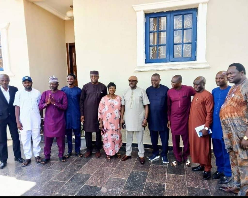 PDP CANDIDATES IN PLATEAU NORTH PAY VISIT ON SENATOR GYANG