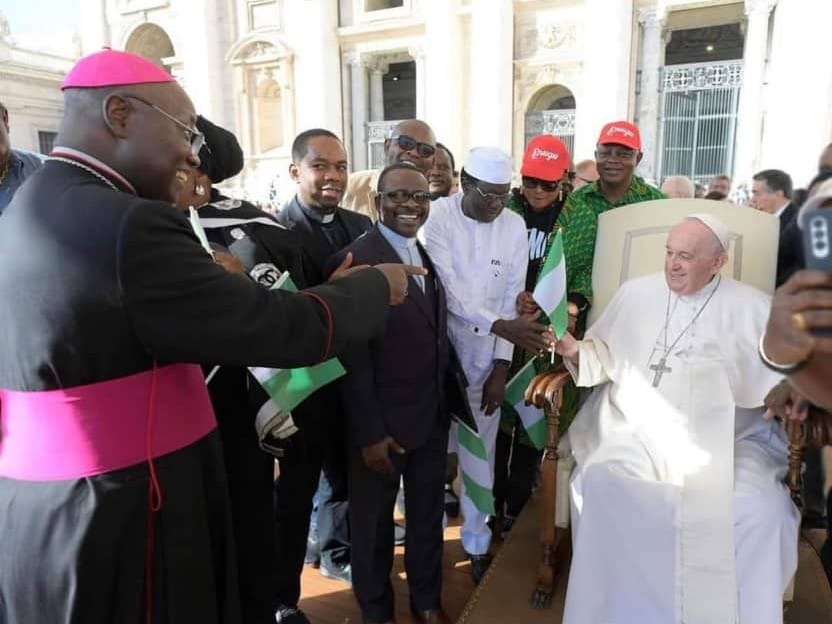 2022: NCPC Special Pilgrimage to Rome: Pope Francis Prays for Nigeria