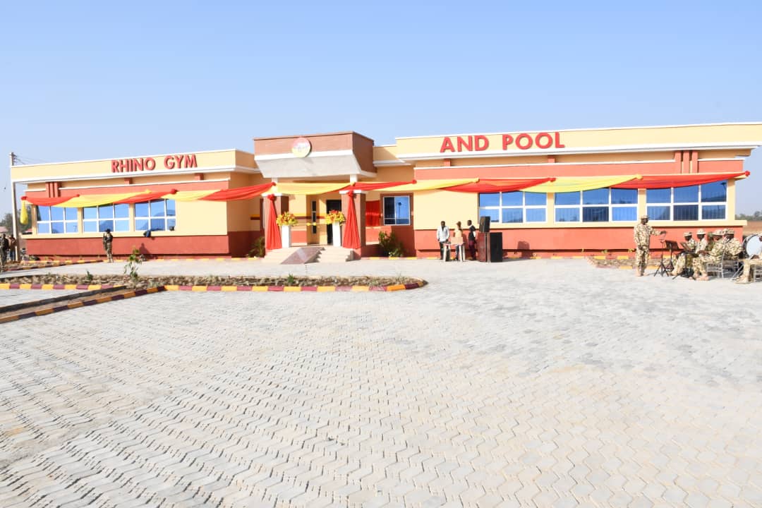 Nigeria’s Army Chief, Lt. Gen. Faruk Commissions Ultra Modern Gymnasium, Swimming Pool at 3 Division