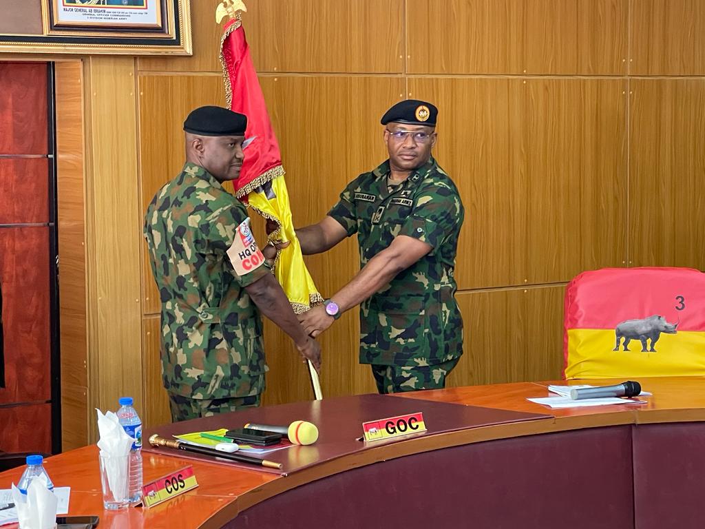 Maj. Gen. Abubakar Assumes Office as GOC 3 Division/Commander Operation Safe Haven, Seeks Support to Address Insecurity