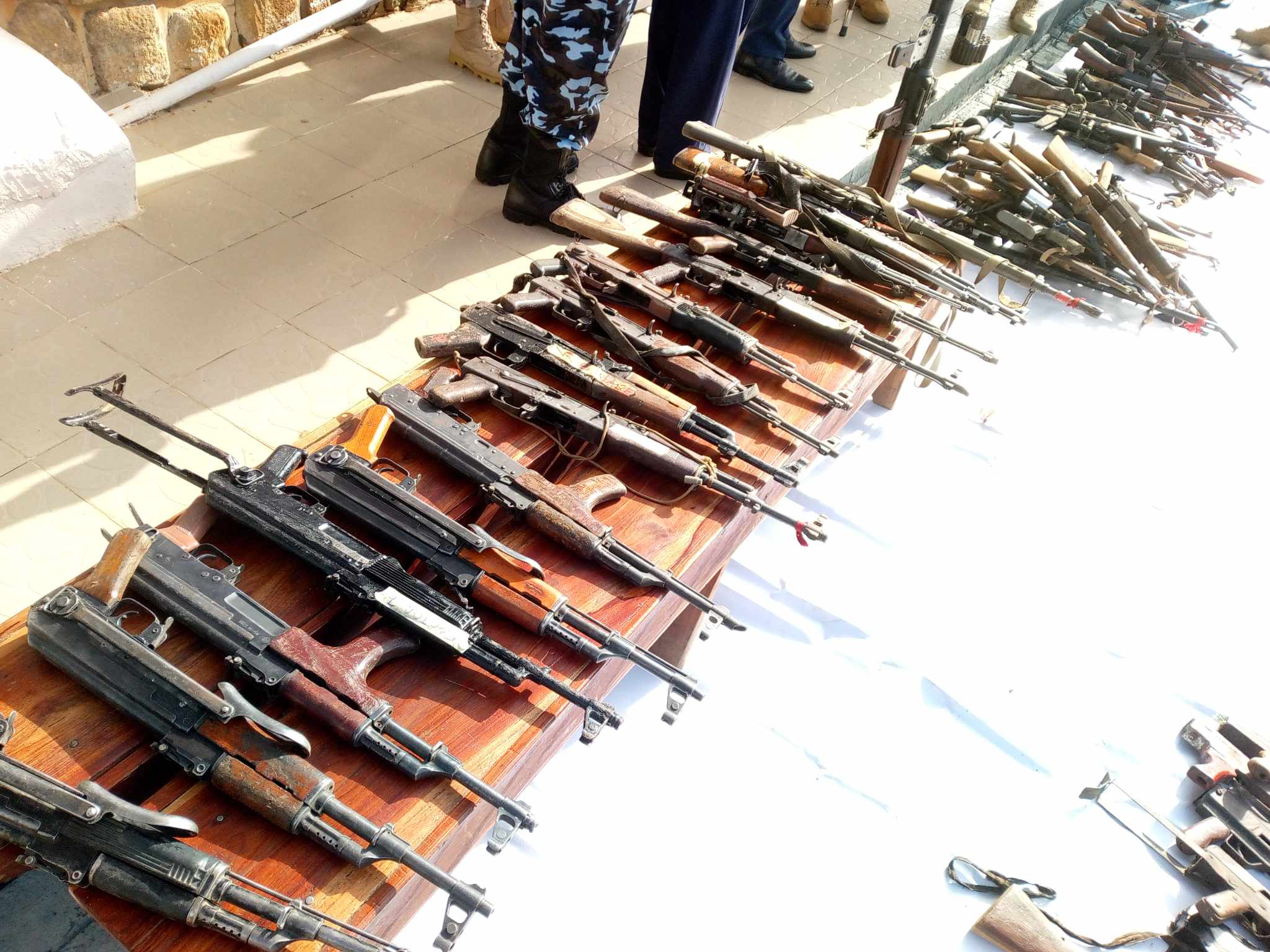 Military Releases Illicit Arms and Weapons Recovered in Plateau State to NCCSALW, Vows to Defend Nigeria and Protect Citizens