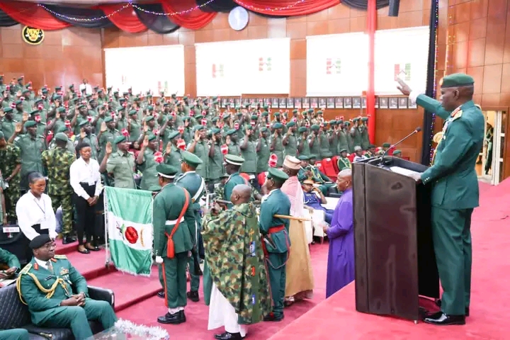 “The Only Thing Better Than Democracy for Nigeria is More Democracy” – COAS Tells Troops as 239 Army Cadets Get Presidential Commission