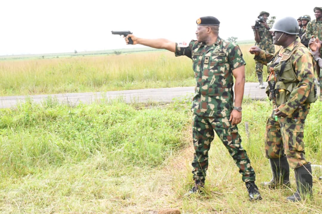 GOC 3 Division, Gen. Abubakar Urge Troops to be Proficient in Using Weapons