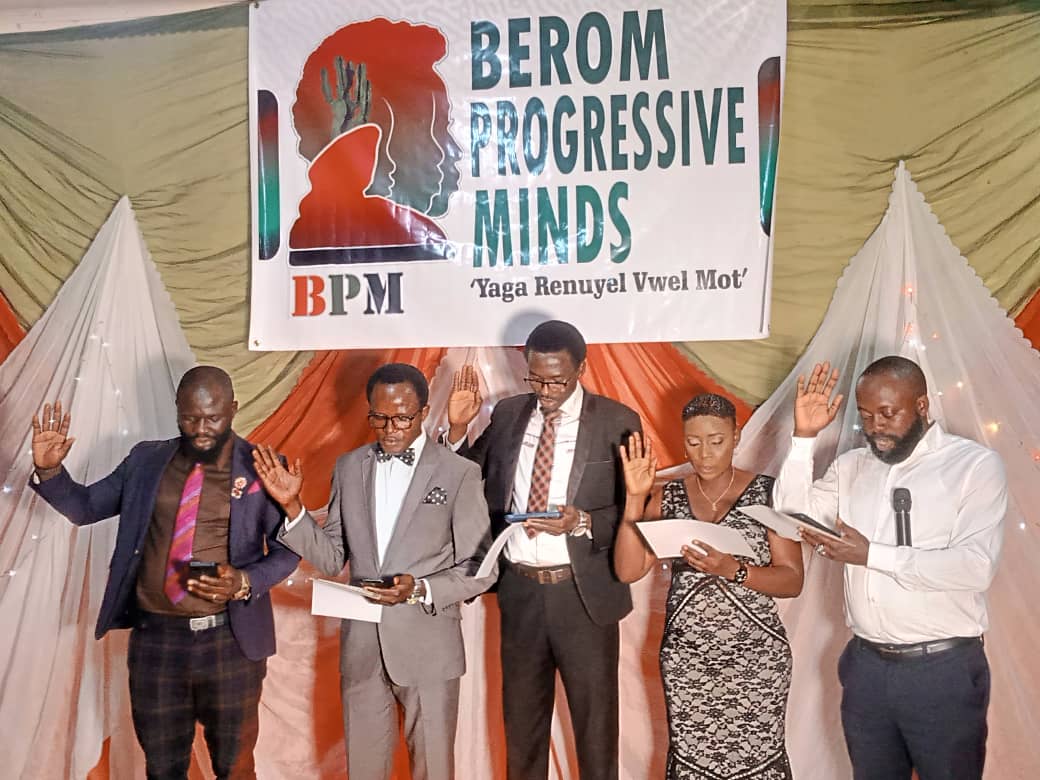 Berom Progressive Minds (BPM) Inaugurate New Executives, Celebrates Appointed Members Urging them to Be Good Ambassadors