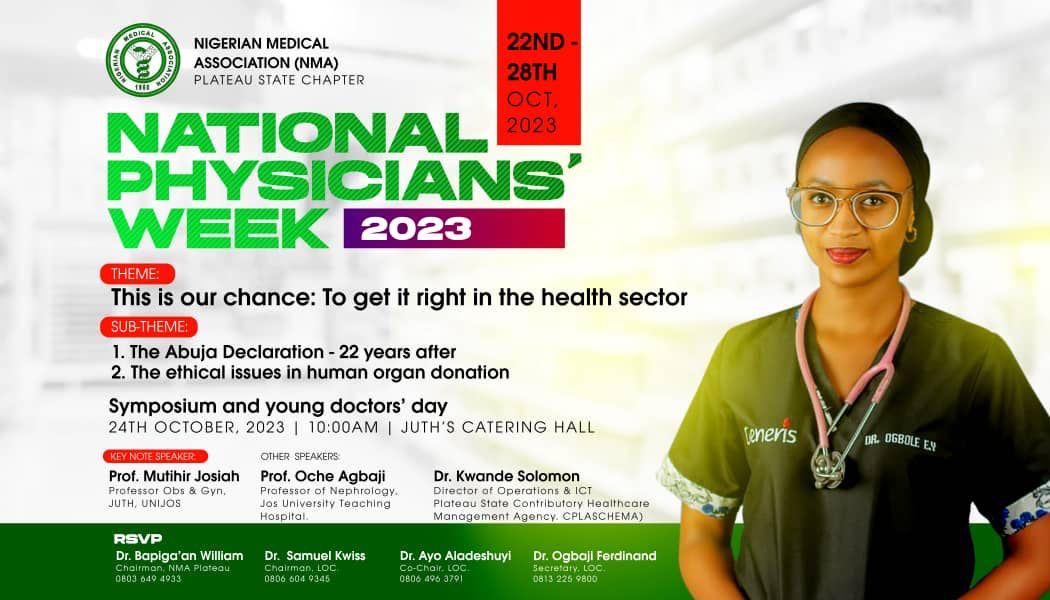 All Set for the 2023 Physicians’ Week Celebration in Plateau State