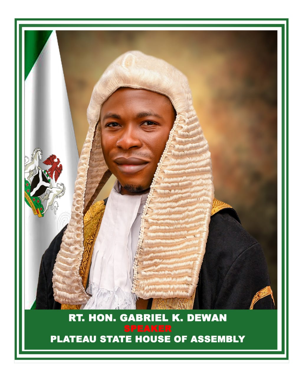 Speaker Plateau House of Assembly, Rt. Hon. Dewan Says New Members Will be Sworn in January, 2024