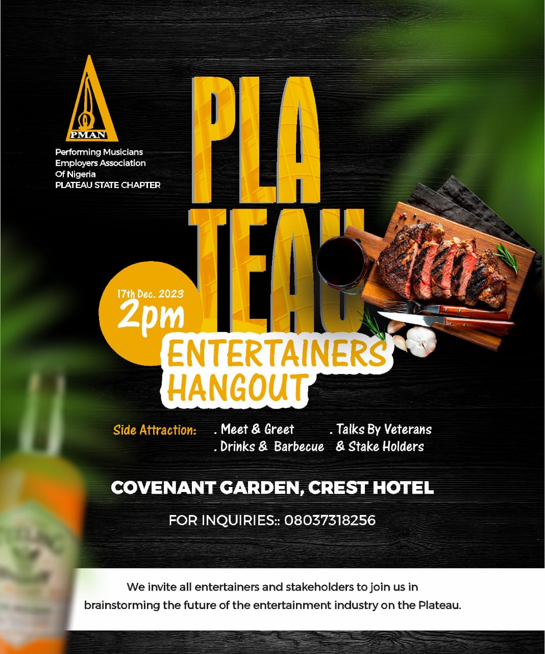 Plateau PMAN to Hold Hangout With Critical Stakeholders in Jos