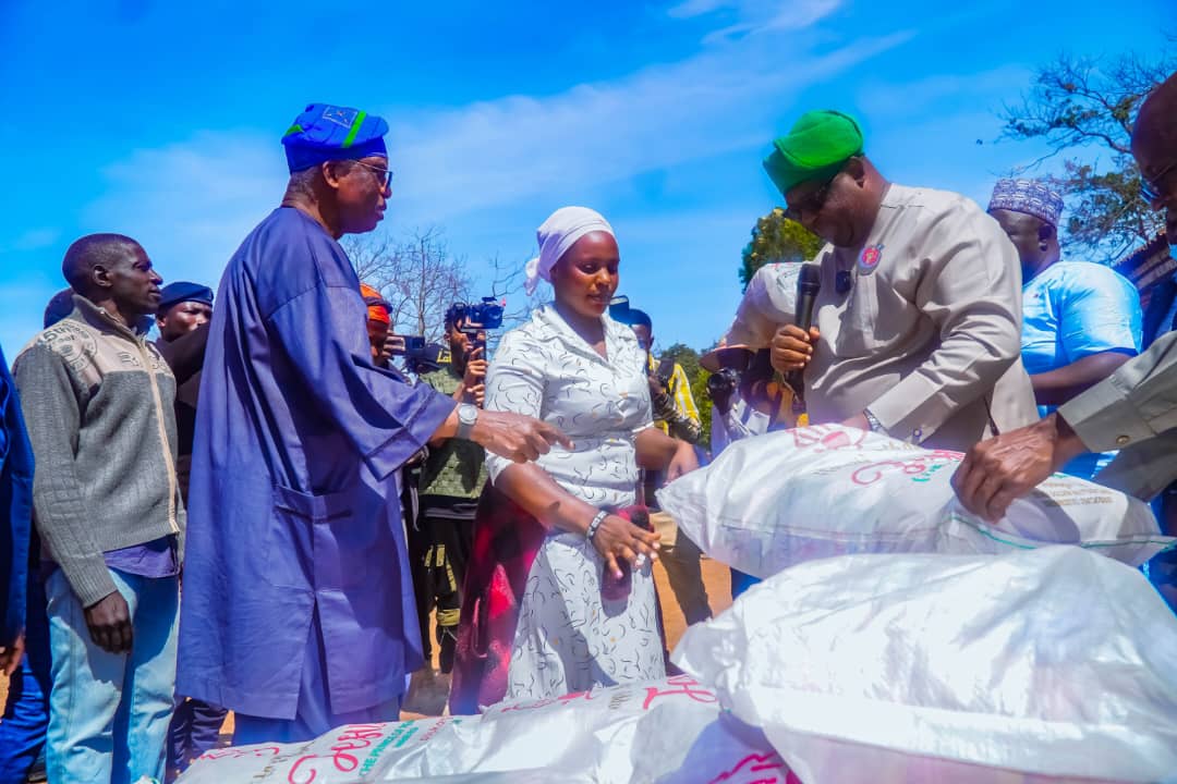 Plateau Gov. Mutfwang Brings Joy to IDPs, Launches Relief Materials Distribution